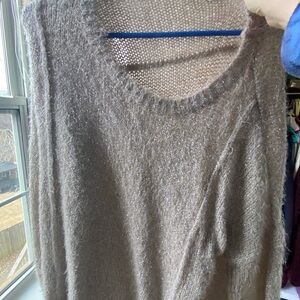 Cozy Shimmering Women's Sweater in Gray